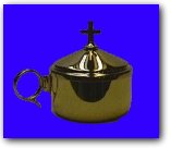 #226 24K Gold Plated Ciborium