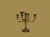 Gold Plated 5 Light Candleabra Thumbnail